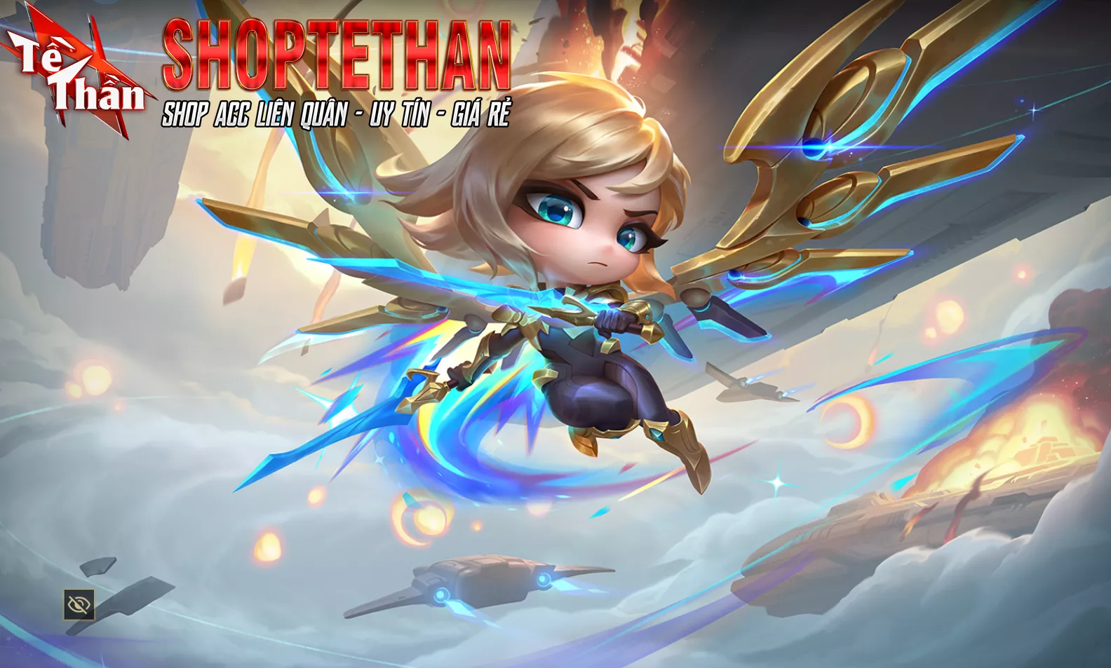 ACC CLONE TFT: Kayle Thiên Sứ Công Nghệ Tí Nị, mail ảo chưa xác minh, unrank lv1